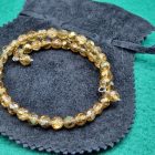 bracciale con perle vetro