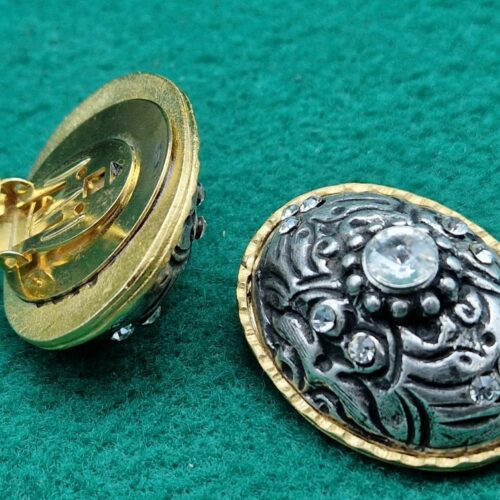 ferma foulard argento antico