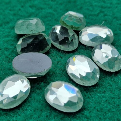 strass ovale specchiato