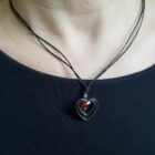 collana cuoricino metallo