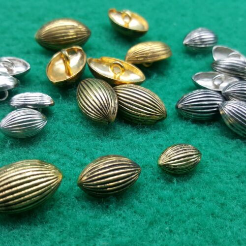 BOTTONE metallo affusolato