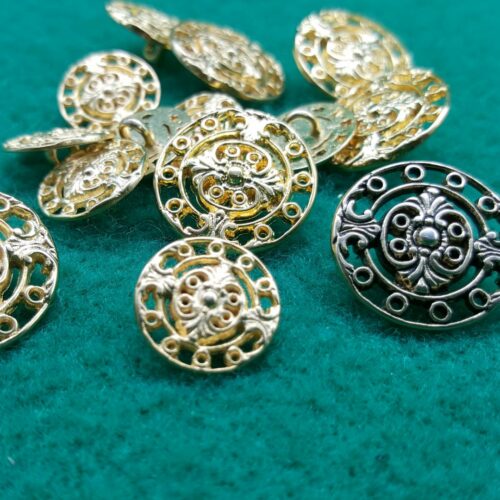 BOTTONE metallo traforato