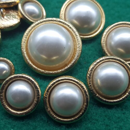 BOTTONI DORATI sabbiato con perla