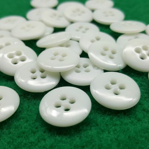 bottone nylon bianco