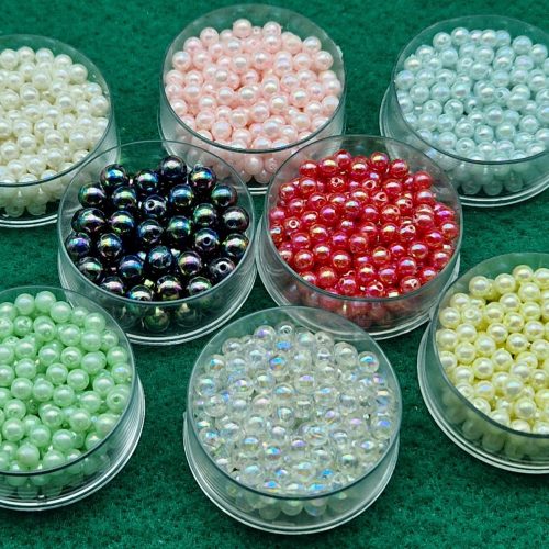 perline plastica iridate