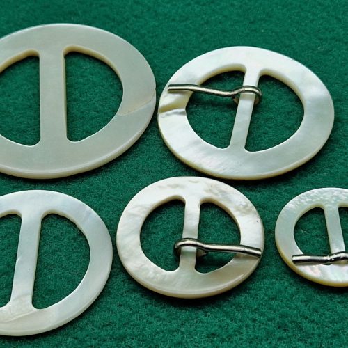 fibbie madreperla tonde