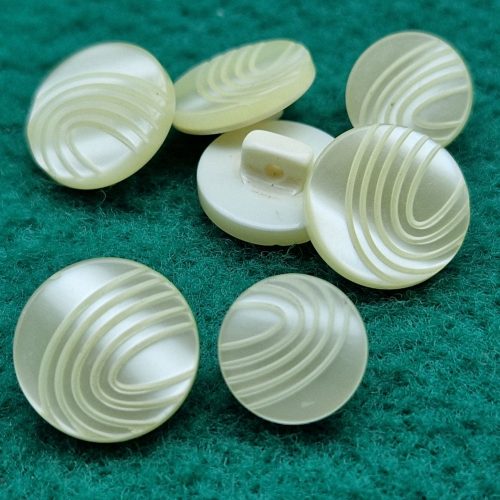 BOTTONE POLIESTERE CREMA