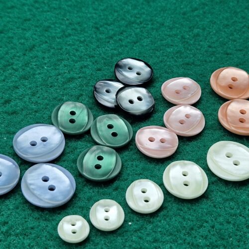 bottoni poliestere 2 fori