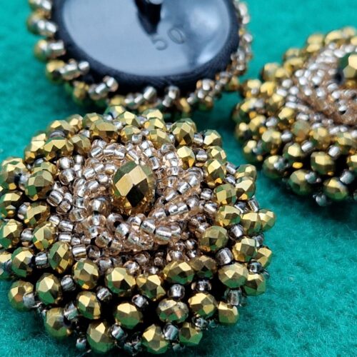 bottone gioiello perle oro