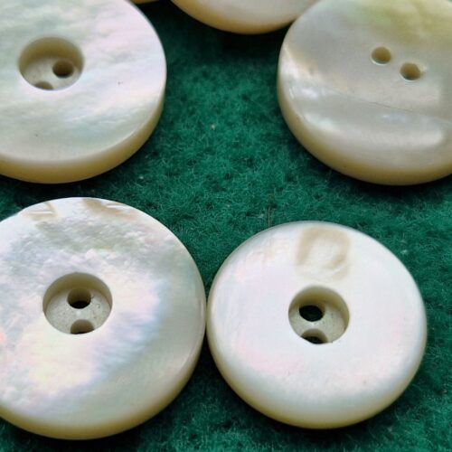 Bottone madreperla 18 mm - Naturale x1 - Perles & Co