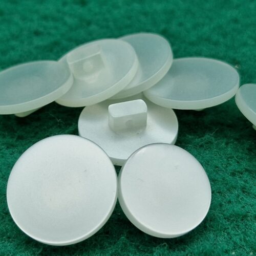 bottone poliestere piatto