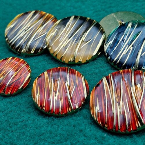 bottone smaltato sfumato