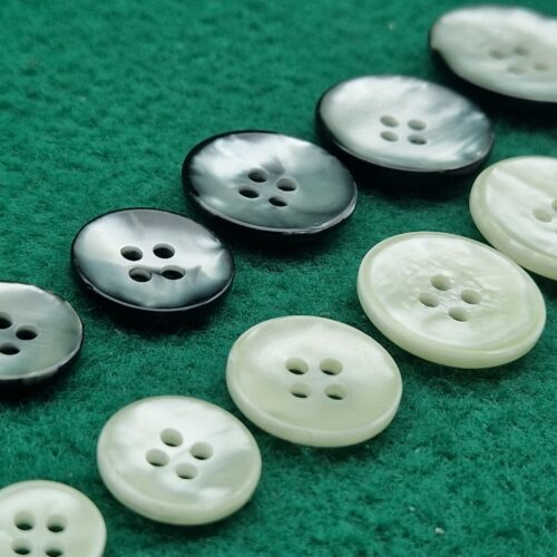 bottoni sintetici madreperlati