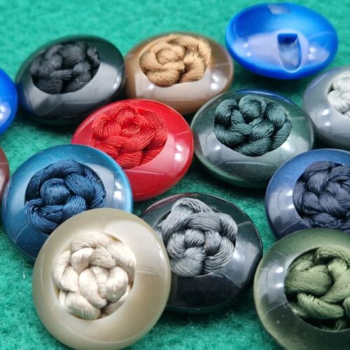 bottoni passamaneria poliestere colorati