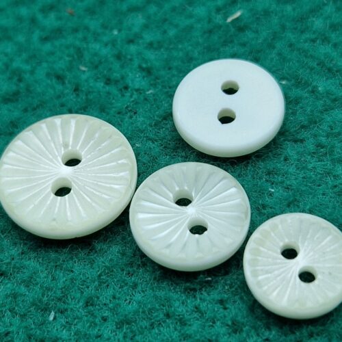 bottoni poliestere 2 fori raggi