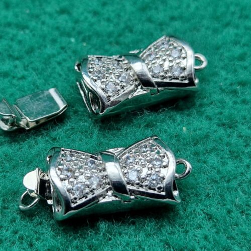 chiusura per collana strass fiocco