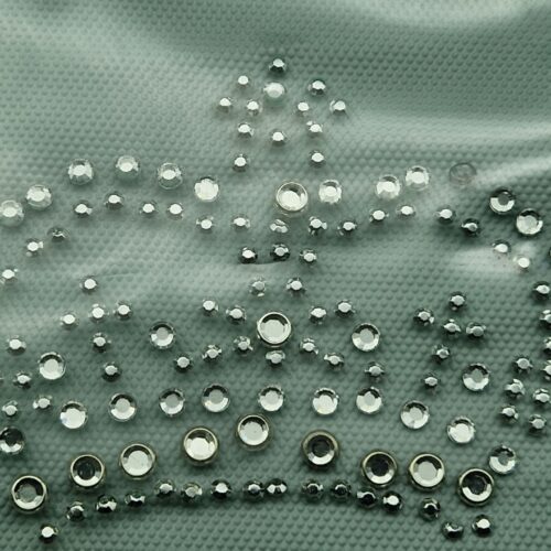 decorazione strass termoadesiva corona reale