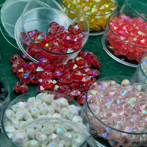 perle bicono acrilico