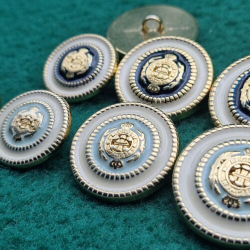 bottoni stemma smaltati bicolore