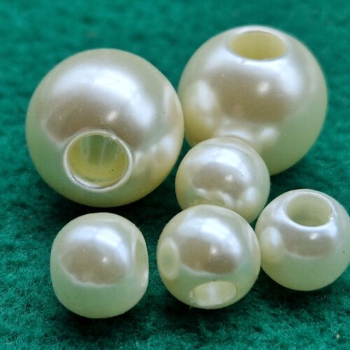 perle resina foro largo