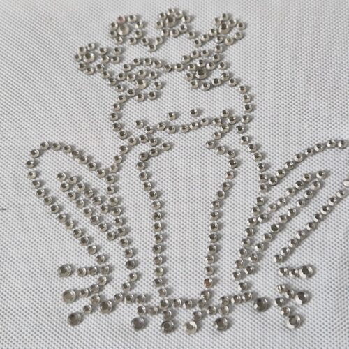 applicazione strass principe ranocchio