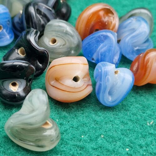 perle in pasta di vetro LABBRA