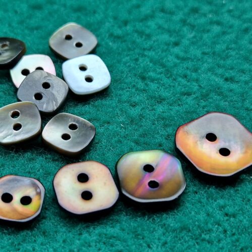 bottoni madreperla quadrati tahiti