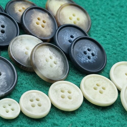 bottoni plastica sfumati opaco
