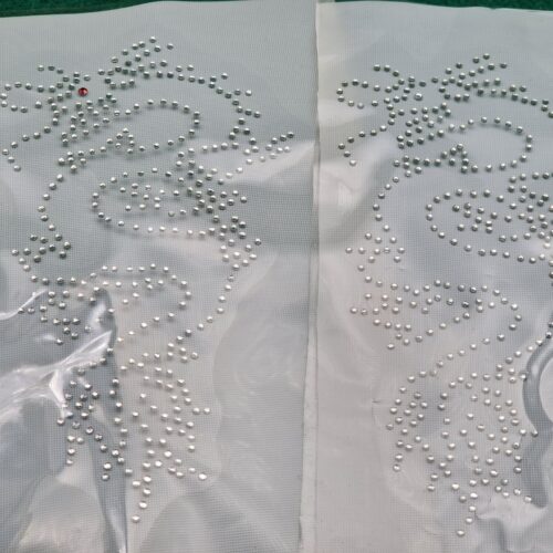 decorazione strass drago