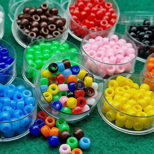 perle in acrilico colorate