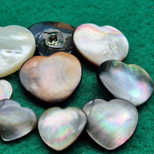 bottoni madreperla cuore