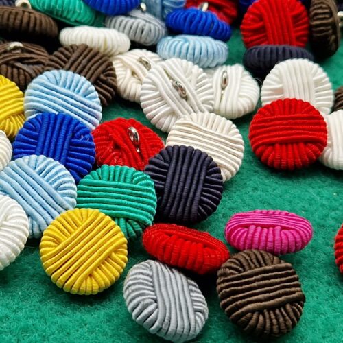 bottoni passamaneria incrocio colorati