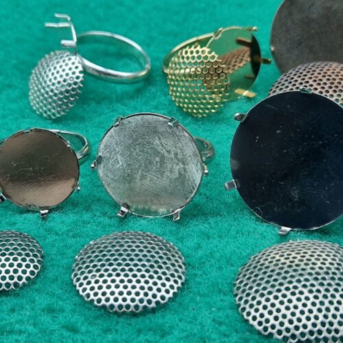 UNICRAFTALE 100 Pz 2 Colori 8mm Ciondoli Per Connettori In