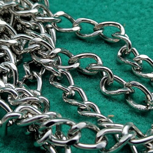 catena bigiotteria metallo diamantata