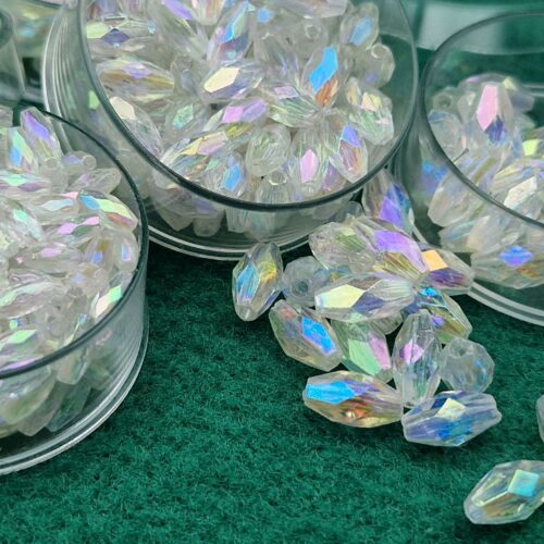 perle chicco di riso sfacettato