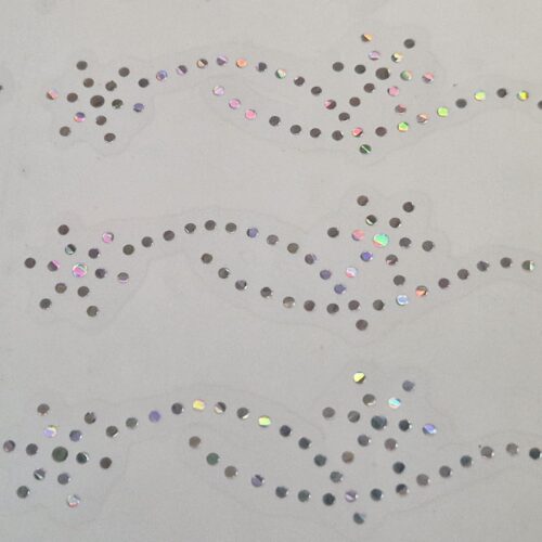 applicazione termoadesiva stelle