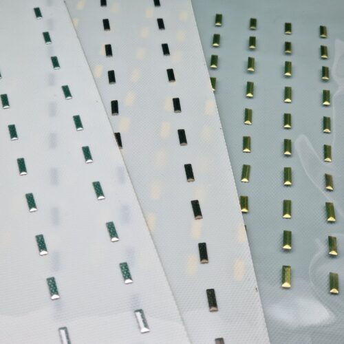 borchie termoadesive su foglio