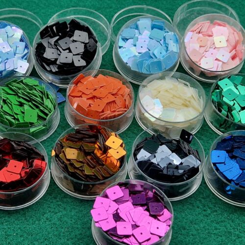 paillettes quadrate mm 7