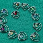 ciondolo cuore cristallo swarovski