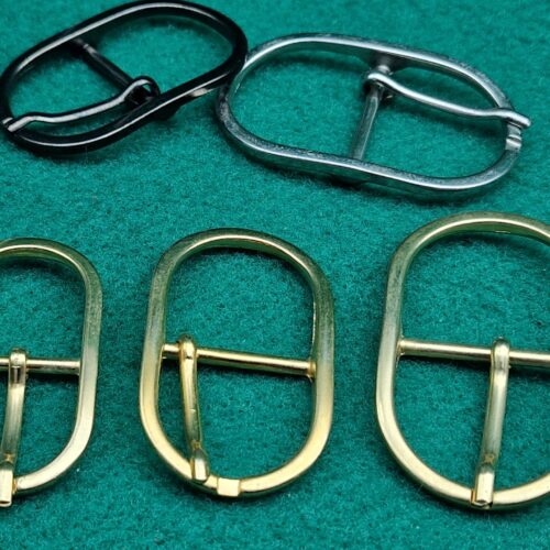 fibbia metallo ovale