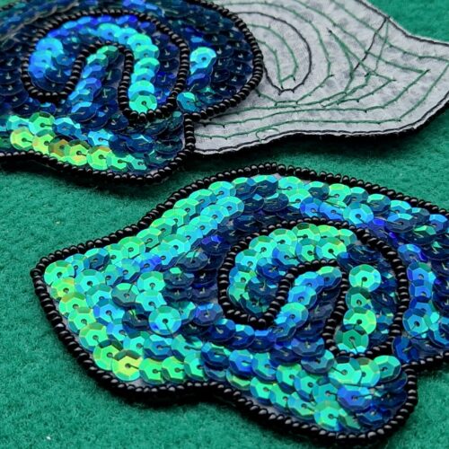 applicazione paillettes chiocciola