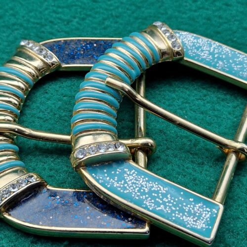 fibbie smalto con glitter