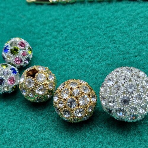 sfere strass foro largo