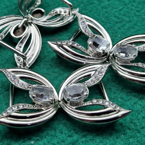 agganciatura metallo ali con strass