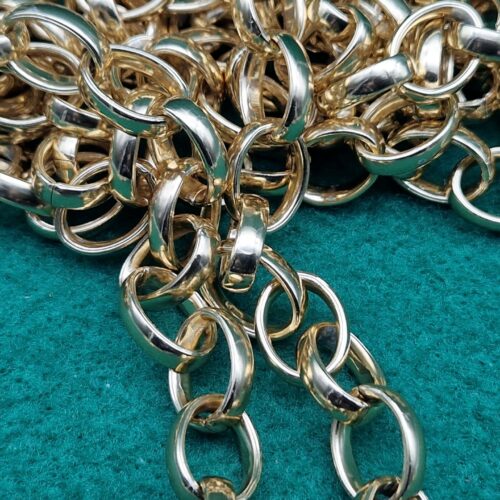 catena bigiotteria ovale in alluminio