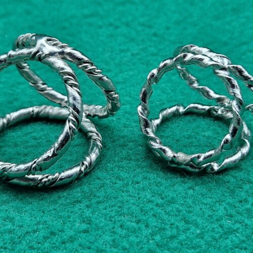 ferma foulard anello ritorto