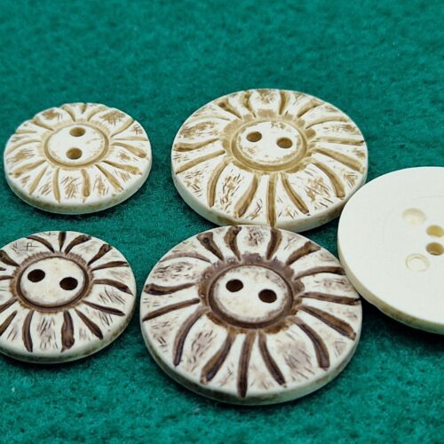 bottoni nylon sole 2 fori