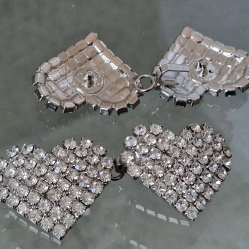 alamari strass cuore