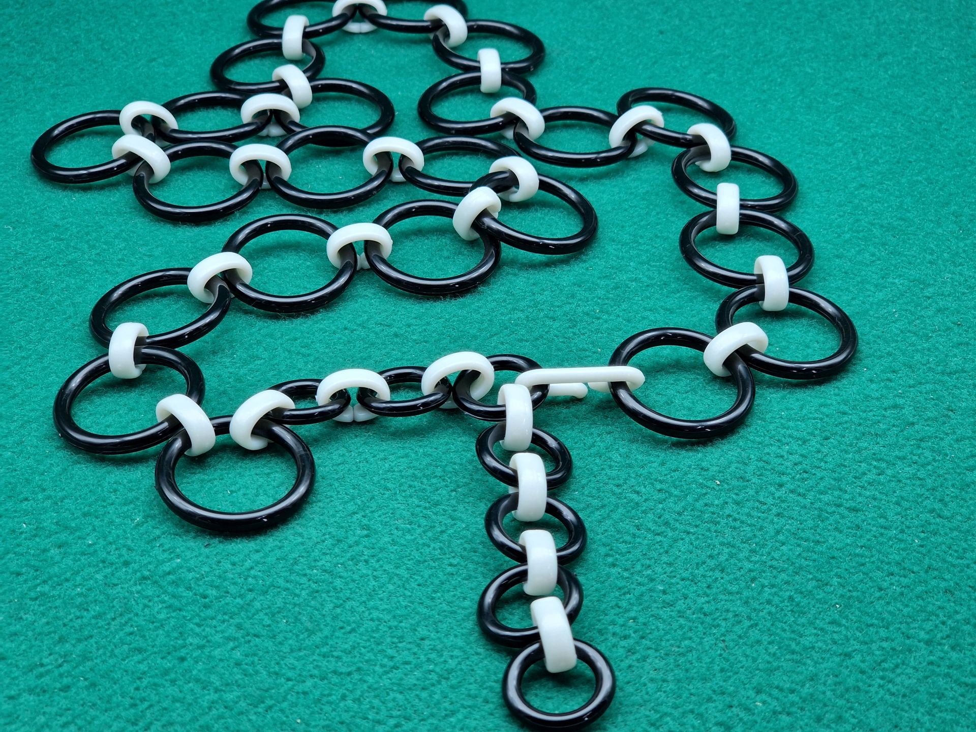 cintura per abiti bicolore