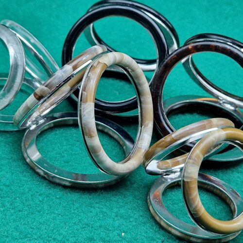 ferma foulard anelli